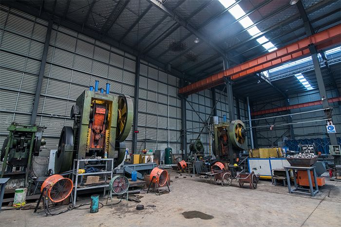 睢宁网架配件-锥头加工车间